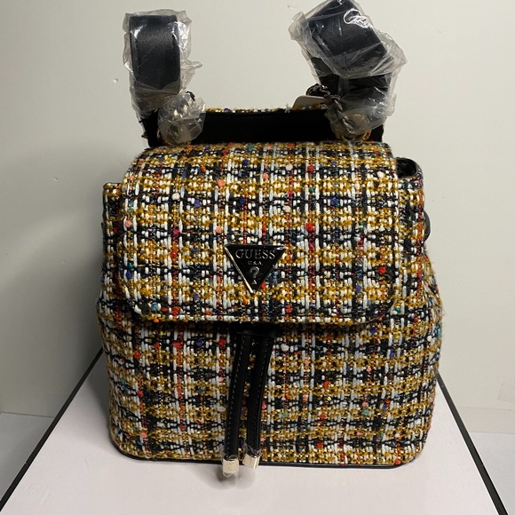Guess Handbags - New Guess Tweed Backpack